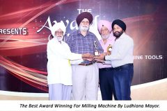 Awarded Best Milling machine by Mayor of Ludhiana