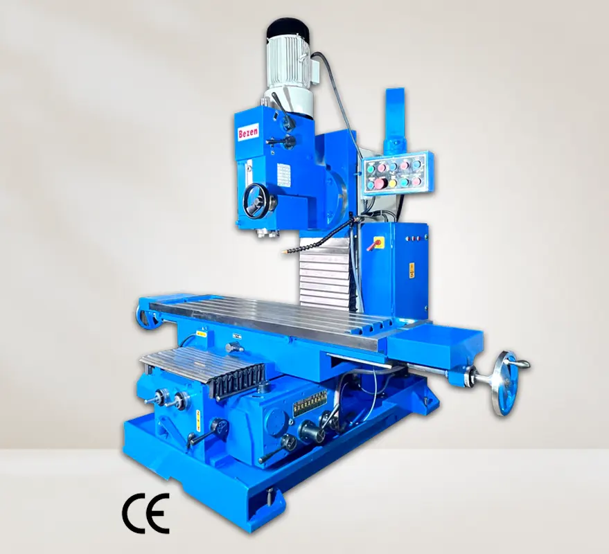 Bed type milling machine manufactured by Bezen Machine Tools, India